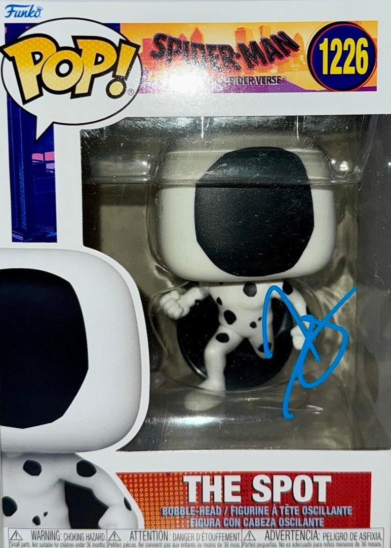 Jason Schwartzman Signed Funko Pop #1226 "The Spot" (Spider-Man) - Beckett COA #02